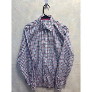 Jeremy Argyle NYC Mens Plaid Button-Down Long Sleeve Shirt M 100% Cotton